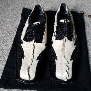 Genuine alligator shoes